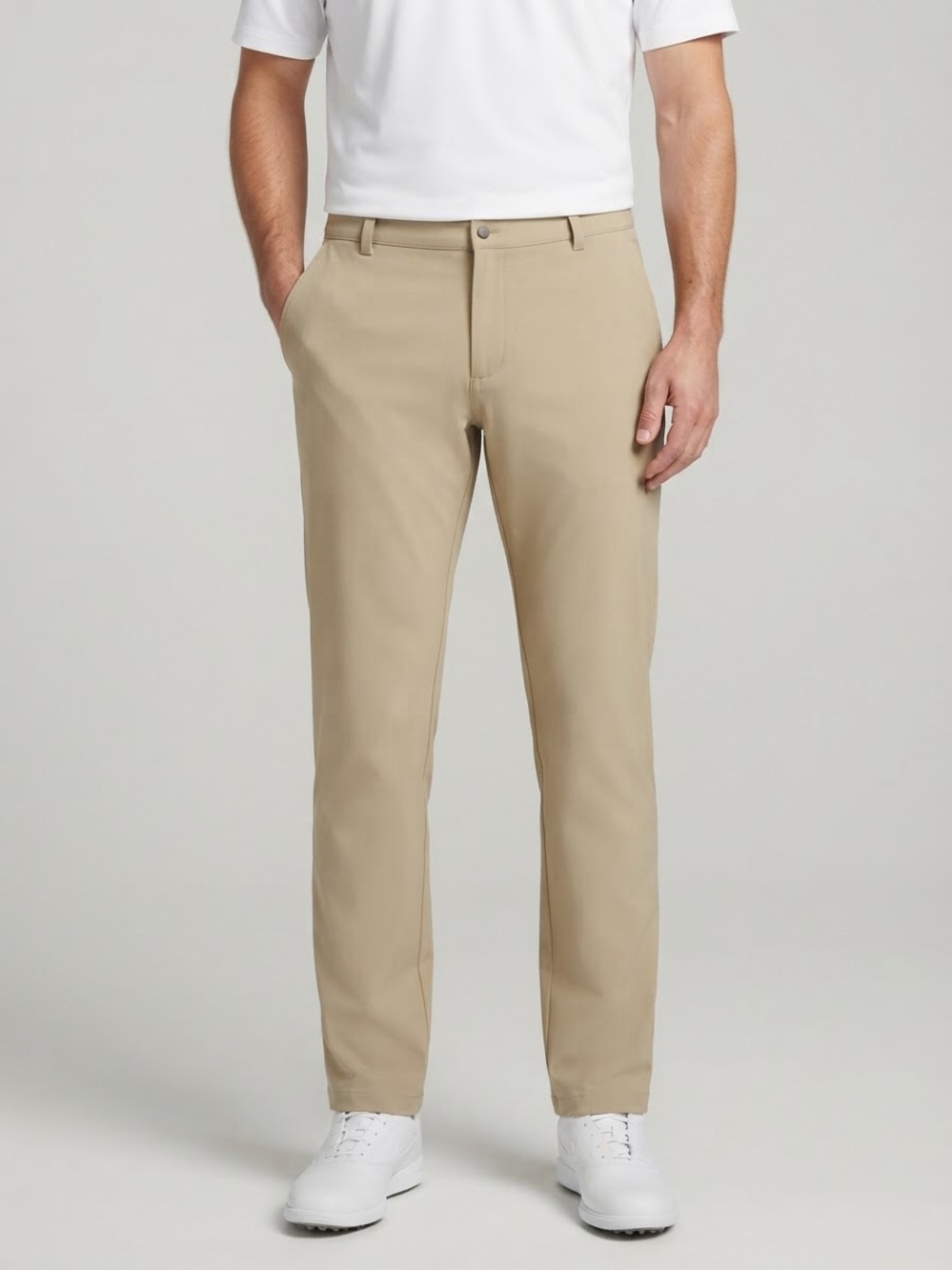 Nike Men's Dri-FIT Victory Golf Pants Size 40x32 Khaki Beige Trousers